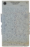 Hunter S. Thompson Autograph Letter Signed on New Year's Eve, 1961 -- ''...Novel is bogged down horribly. Starting over again...'' -- Thompson Also Writes of Football, His Favorite Sport